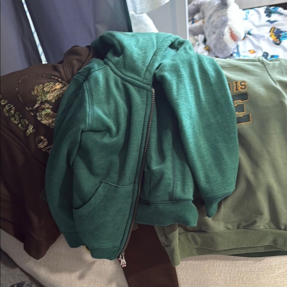 Kids Green Hoodie